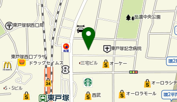 東京個別指導学院東戸塚教室の地図画像