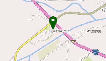 ポプラ 道の駅あさひ店の地図画像
