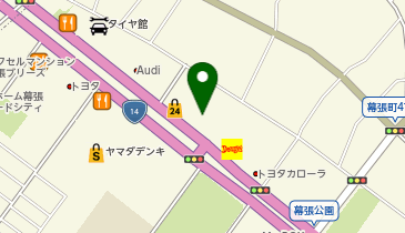 ポプラ 幕張店の地図画像