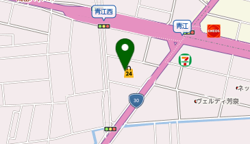 ポプラ nikko泉田店の地図画像