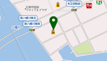 ポプラ nikko広島店の地図画像