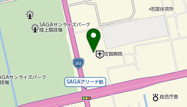 生活彩家 国立佐賀病院店の地図画像