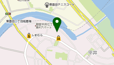 ポプラ 平井7丁目店の地図画像