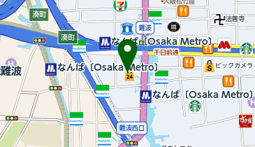 ポプラ 難波御堂筋ビル店の地図画像