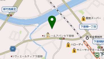 ポプラ フェイス小倉南店の地図画像