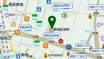 生活彩家 新宿区役所店の地図画像
