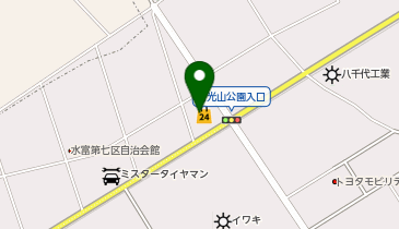 ポプラ アスカスクウェア狭山店の地図画像