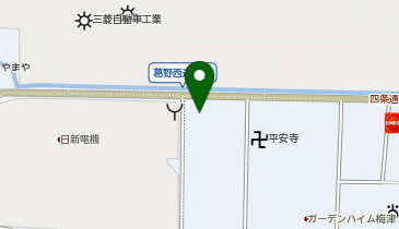 ポプラ 梅津店の地図画像