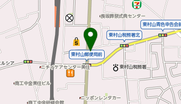 ビッグ・エー東村山駅東店の地図画像