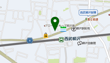 ビッグ・エー西武柳沢駅北口店の地図画像