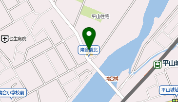 ビッグ・エー日野平山団地店の地図画像