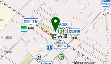 ビッグ・エー古淵駅前店の地図画像