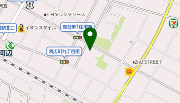 ビッグ・エー青梅河辺町店の地図画像