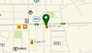 ビッグ・エー飯能緑店の地図画像