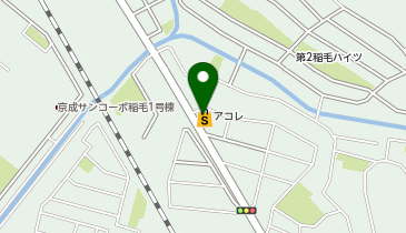 ビッグ・エー稲毛小仲台店の地図画像