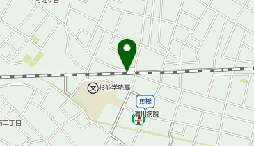 ビッグ・エー杉並阿佐谷南店の地図画像