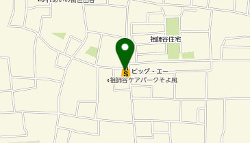 ビッグ・エー世田谷祖師谷店の地図画像