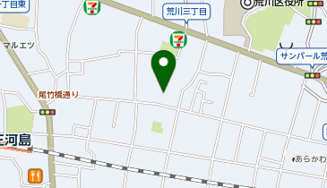 ビッグ・エー荒川三丁目店の地図画像