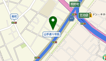 ビッグ・エー山手通り中丸町店の地図画像