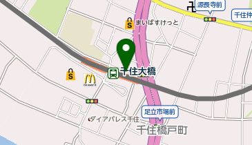 ビッグ・エー千住大橋駅前店の地図画像