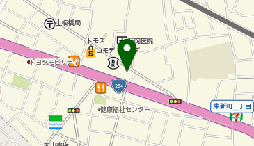 ビッグ・エー上板橋店の地図画像