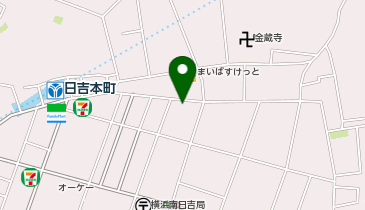 ビッグ・エー横浜日吉本町店の地図画像