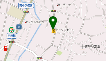 ビッグ・エー横浜大岡店の地図画像