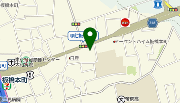 ビッグ・エー板橋本町店の地図画像