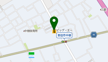 ビッグ・エー野田中根店の地図画像