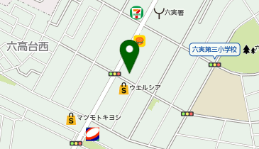 ビッグ・エー松戸六高台店の地図画像