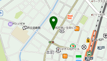 ビッグ・エー松戸本町店の地図画像