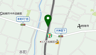 ビッグ・エー船橋宮本店の地図画像