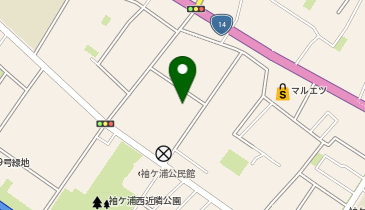 ビッグ・エー習志野袖ケ浦団地店の地図画像