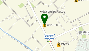 ビッグ・エー川口安行店の地図画像