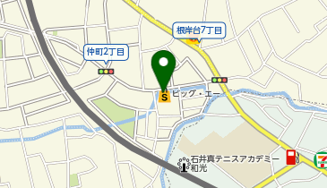 ビッグ・エー朝霞仲町店の地図画像