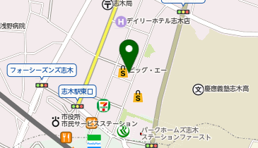 ビッグ・エー志木本町店の地図画像