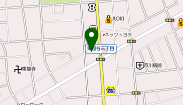 ビッグ・エー東越谷店の地図画像