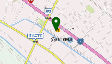 ビッグ・エー杉戸清地店の地図画像