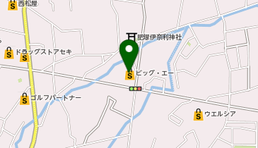 ビッグ・エー熊谷肥塚店の地図画像