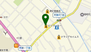 ビッグ・エー鴻巣天神店の地図画像