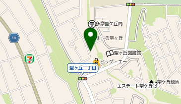 ビッグ・エー多摩聖ケ丘店の地図画像