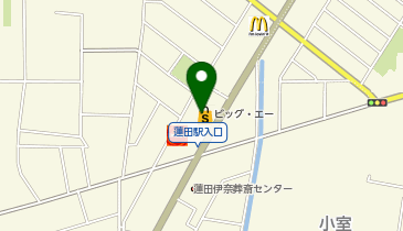 ビッグ・エー伊奈栄店の地図画像