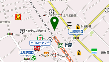 ビッグ・エー上尾駅東口店の地図画像