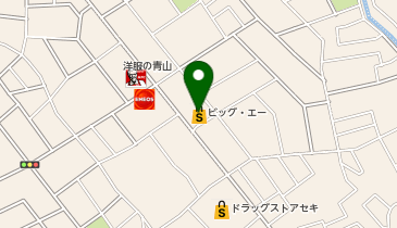 ビッグ・エーさいたま芝原店の地図画像