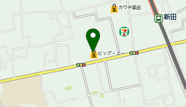 ビッグ・エー草加金明町店の地図画像