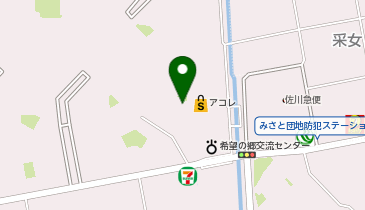 ビッグ・エーみさと団地店の地図画像