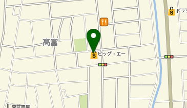 ビッグ・エー吉川高富店の地図画像