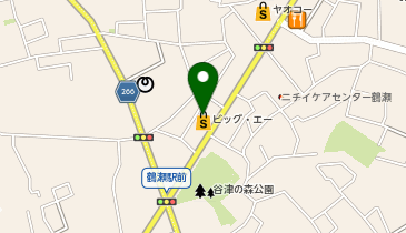 ビッグ・エー富士見鶴馬店の地図画像