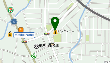 ビッグ・エー毛呂山長瀬店の地図画像