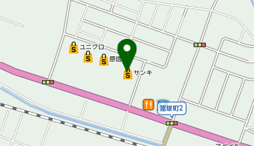 サンキ 西新発田店の地図画像